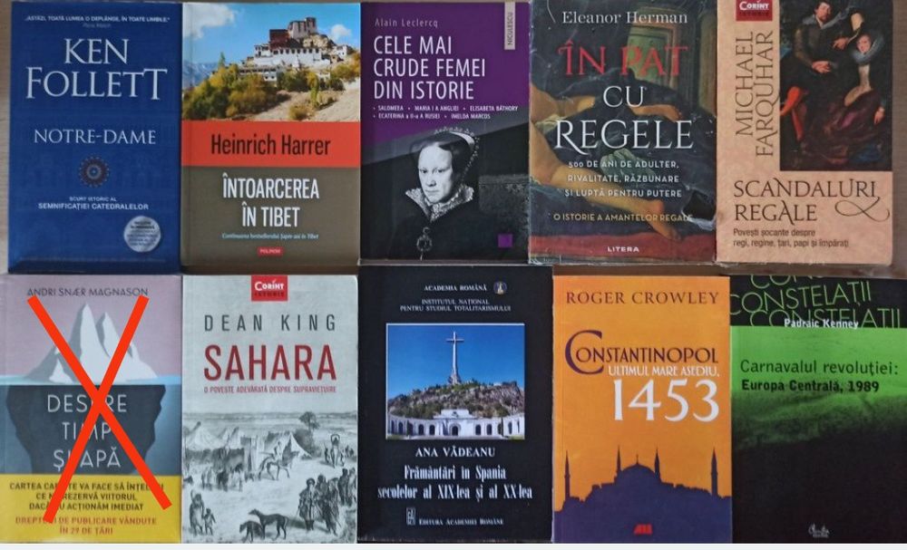 Carti istorie universala diverse (lichidare biblioteca)