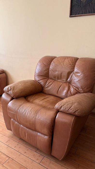 Кожен фотьойл с релакс механизъм(100x100)