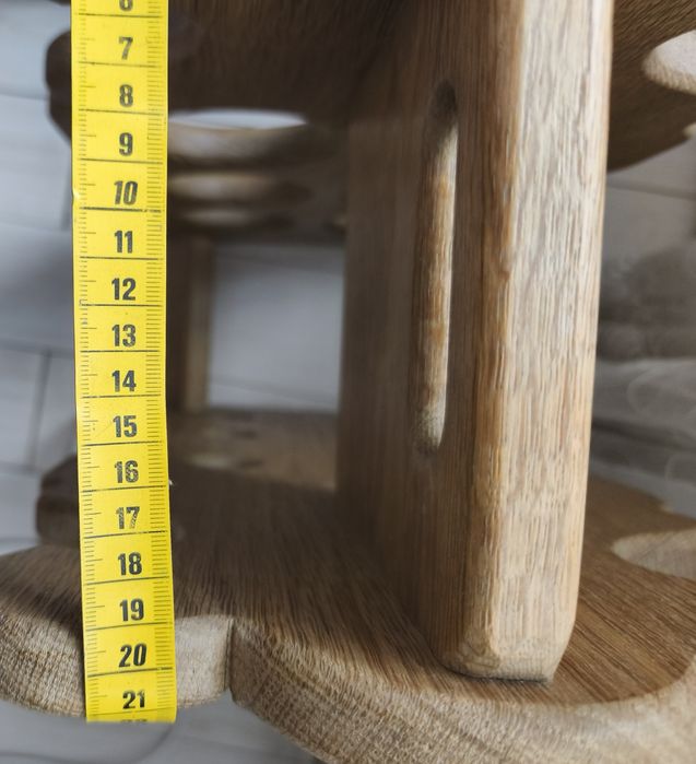 Suport sticle vin lemn masiv