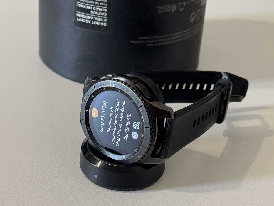 Бартер! Samsung Galaxy Gear S3 Frontier Dark Gray (Черен)