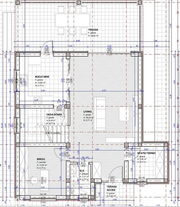 Teren Bazosu Nou, cu AC Casa P+E | gaz, apa, curent