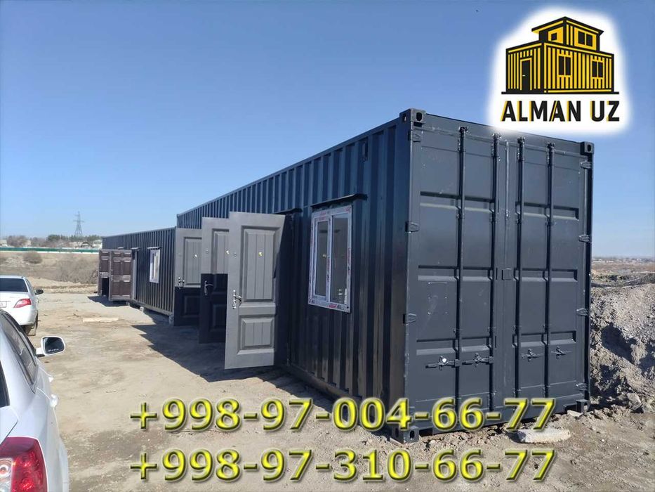 контейнер офис магазин уйлар ва бошка бизнесларингиз учун