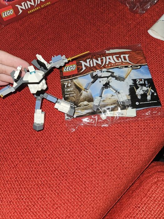 de luptă cu dragoni Spinjitzu (71826) + un robot ninja