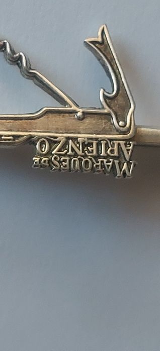 Ac  vechi de cravata  argint