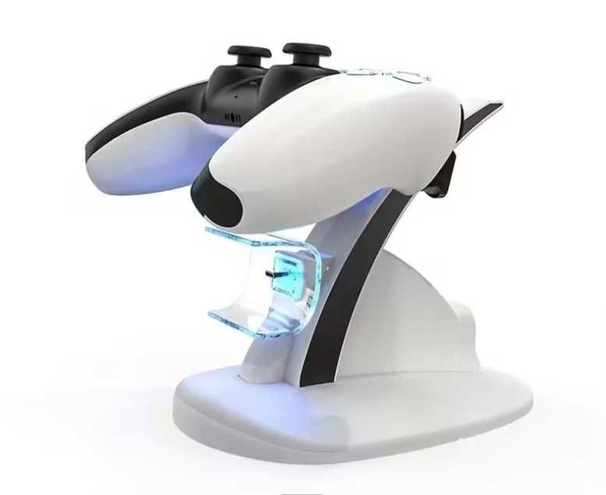 PS5 play station 5 cu disck, 3 jocuri, un controller si stand