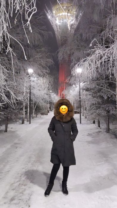 Красивая, зимняя парка