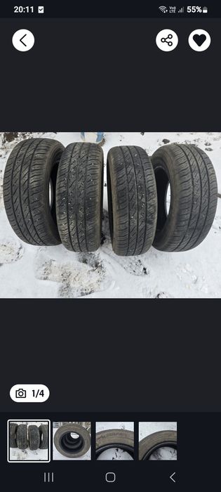 Продам комплект летних шин