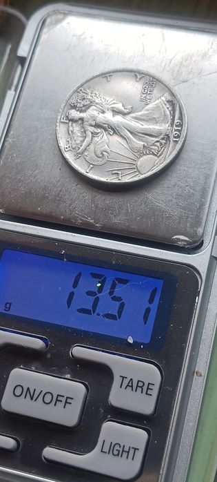 Moneda half dolar american 1919