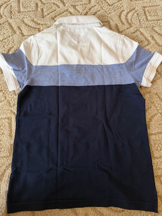 Мъжка блуза с къс ръкав с яка Tommy Hilfiger