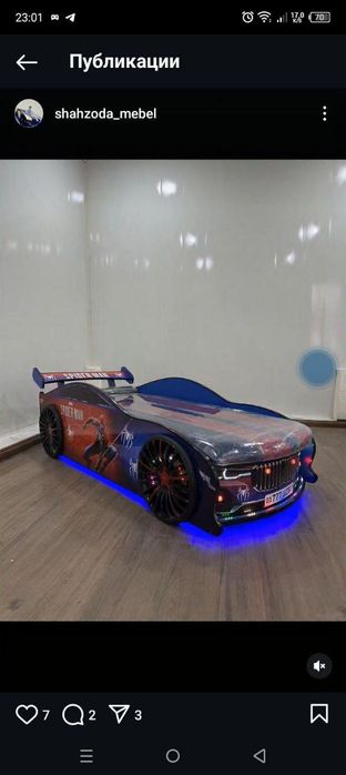 Spiderman Kravat - moshina, Yorqin chiroqlar, super dizayn, orzular