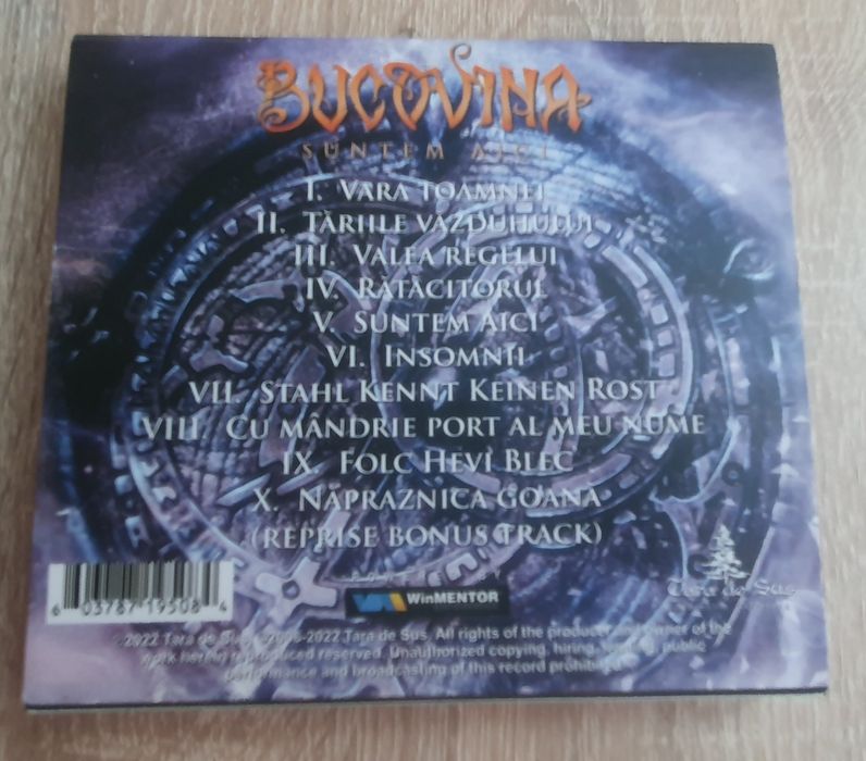Bucovina- Suntem aici cd (cu autografe pe el de la toți membrii trupei)