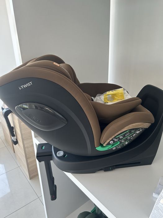 СУПЕР ОФЕРТА !!! I-Twist 2026 i-size ISOFIX 40-150см(0-36кг) ОПЦИЯ СЪН ,360” въртене SPS ,опорен сгъваем крак