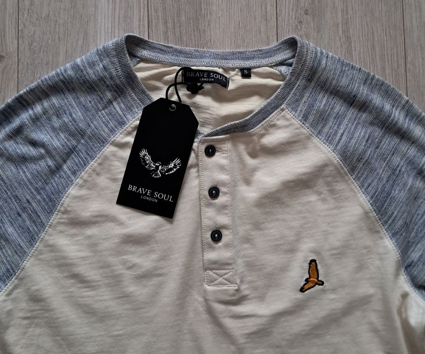 Мъжка памучна блуза BRAVE SOUL , размери - S, M, L и XL .