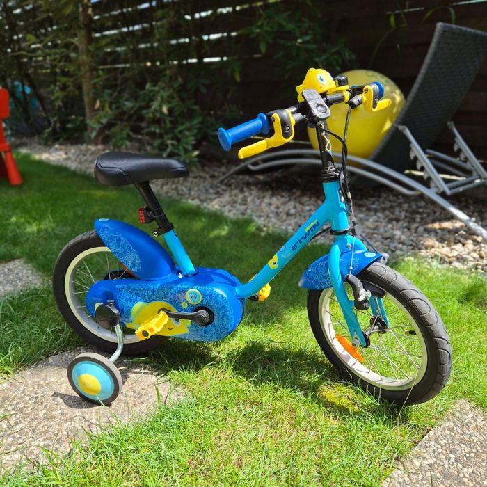 Bicicleta copii 14 Inch 3-5 ani  B'twin Decathlon