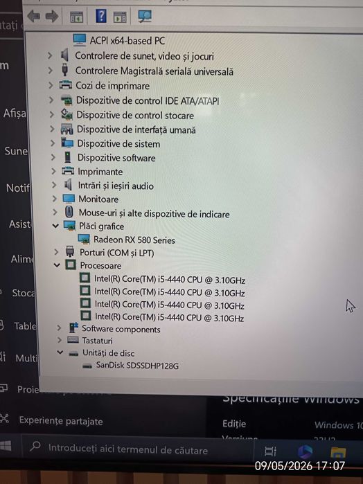 PC lite gaming I5-4440 3.1Ghz, placa video Radeon RC 580 5GB
