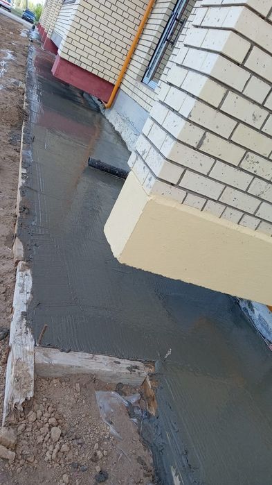 Бетонные работа, стяжка