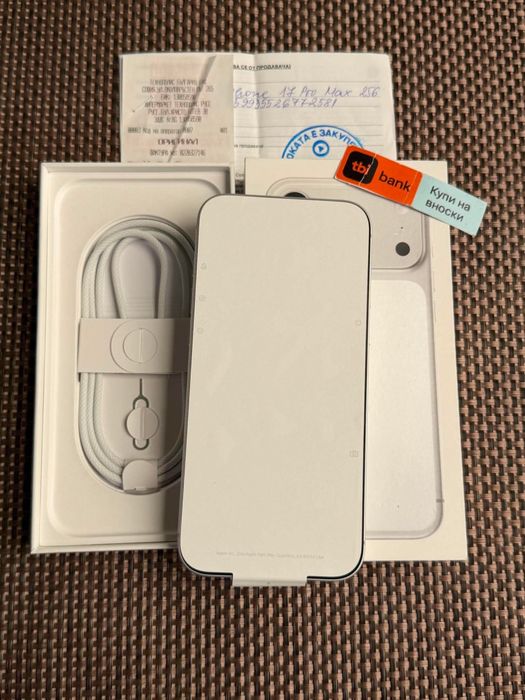 НОВ! *ЛИЗИНГ* iPhone 17 Pro Max 256Gb Silver 24М ГАРАНЦИЯ Айфон