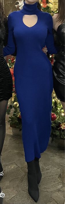 Тъмносиня рокля Zara