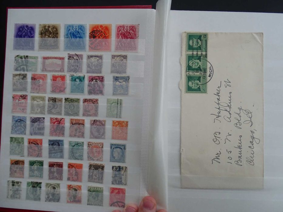 Clasor cu timbre Vechi/Colonii , stamp si nestamp (Lot 71)