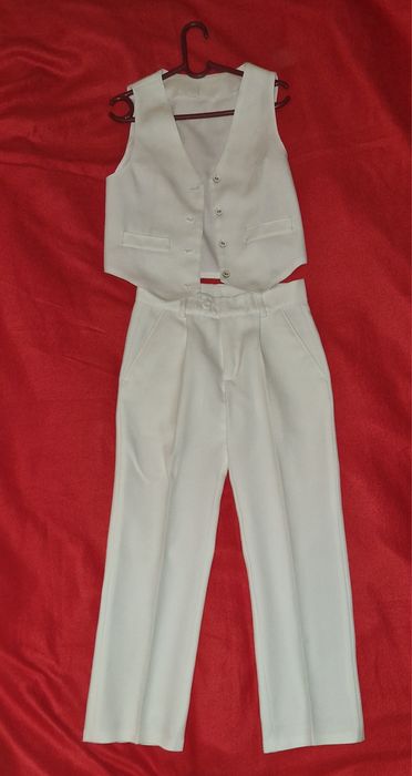 Детский классический белый костюм