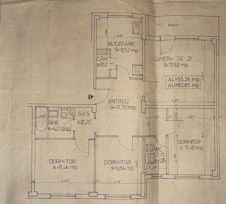 Vand apartament 4 camere in Satu Mare