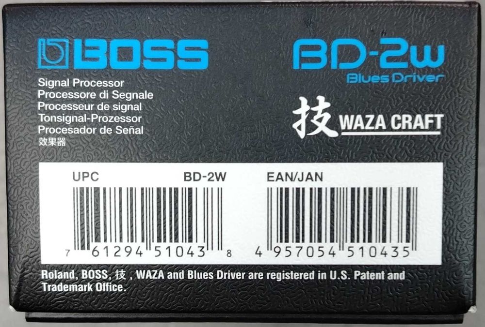 Pedala overdrive pentru chitara Boss BD-2W Blues Driver [#10803#]