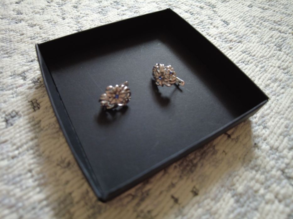 Серьги серебряные