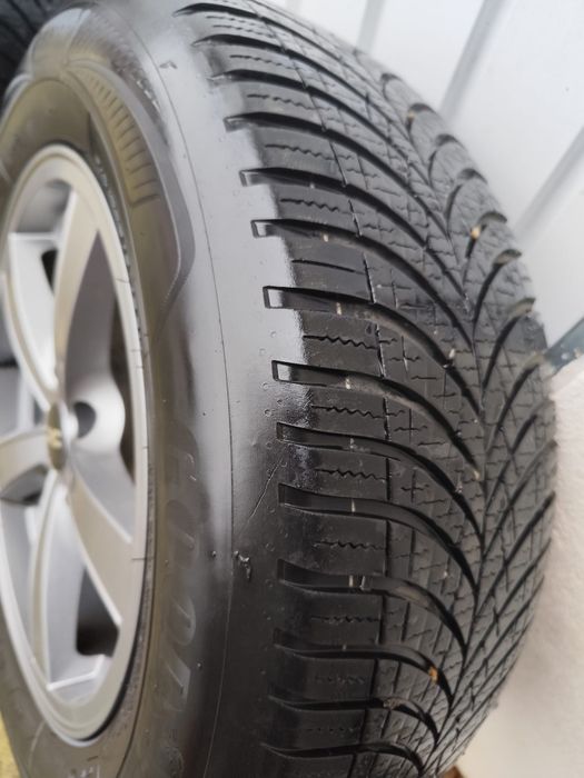 Jante Roti Duster 5×114,3 r16  +anvelope 215 65 r16 allseason Goodyear