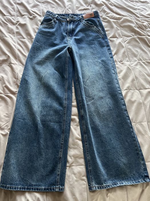 Джинсовые брюки деним