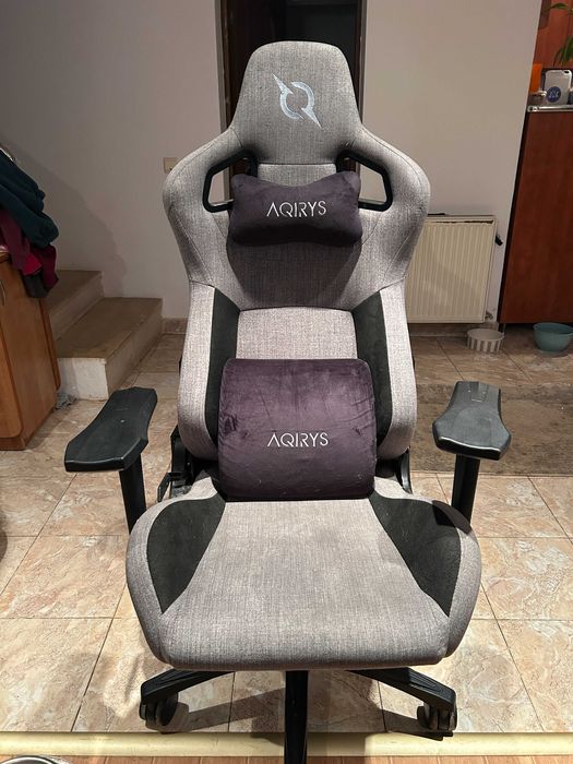 Scaun birou sau gaming AQIRYS Fenrir Grey-Black