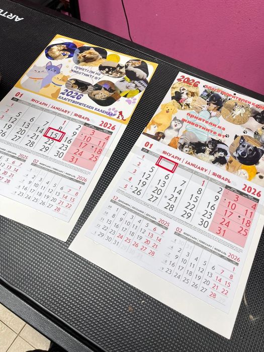 Календари с благотворителна цел