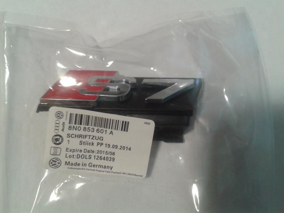 Emblema Audi S7 grila abs