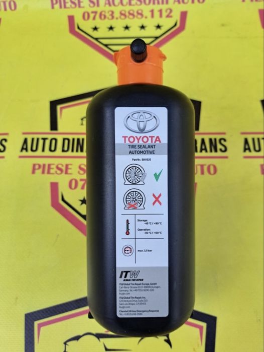 Compresor auto umflat roti kit pana original Toyota 120w