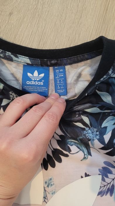 Set adidas floral pantaloni+ tricou