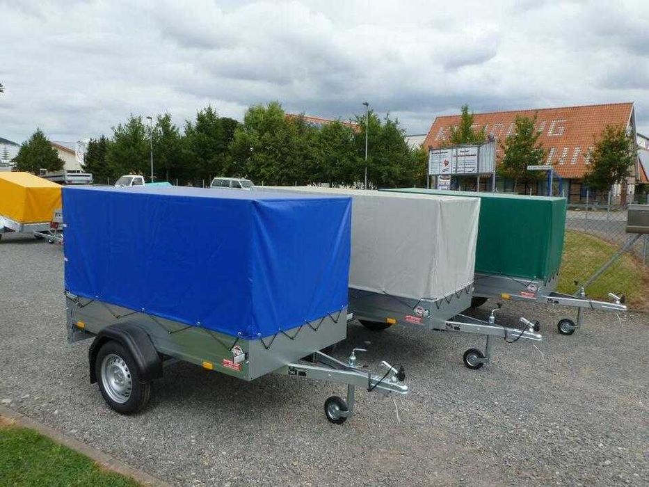 Remorca Stema Germania+ coveltir&prelata: 750kg/200*110*115cm