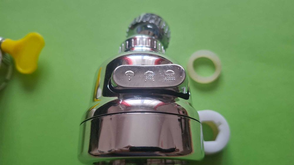 Cap robinet pentru baterie chiuvetă cu 3 funcții, rotație 360 grade