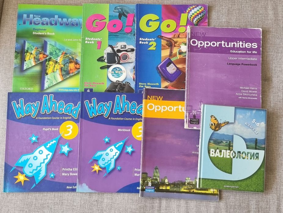 Продам книги по обучению английского языка и валеологии