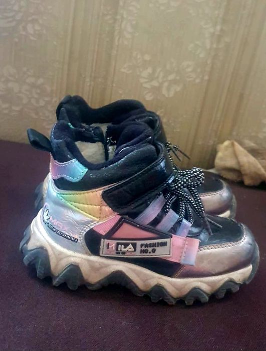 Б/у ботинки детские для девочки 27 размер