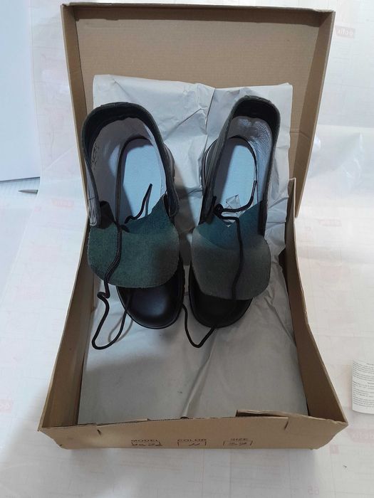 Bocanci noi in cutie din piele masura 37