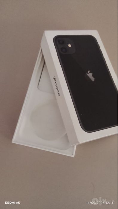 iPhone 11 128GB Black — Ideal, 100% Radnoy (Karobka bor)