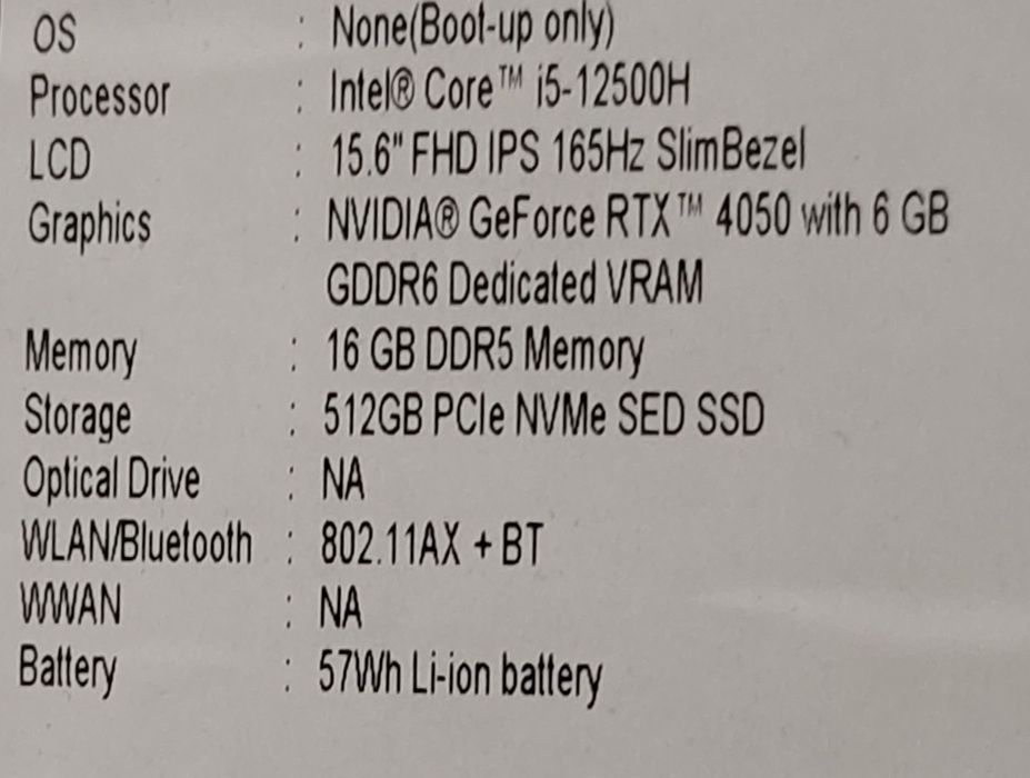 Ноутбук игровой Acer