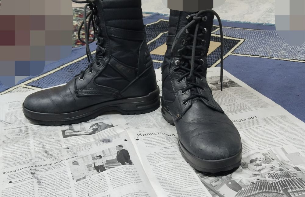 Летние берцы (натуральная кожа) 41р