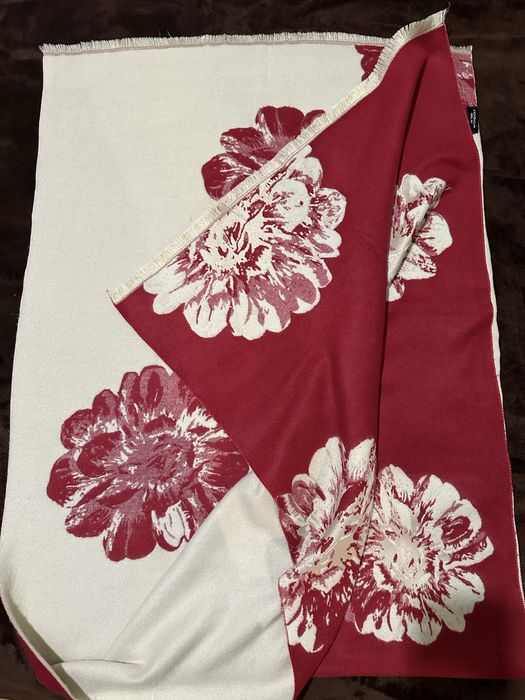 Tosca Blu двулицев плътен шал