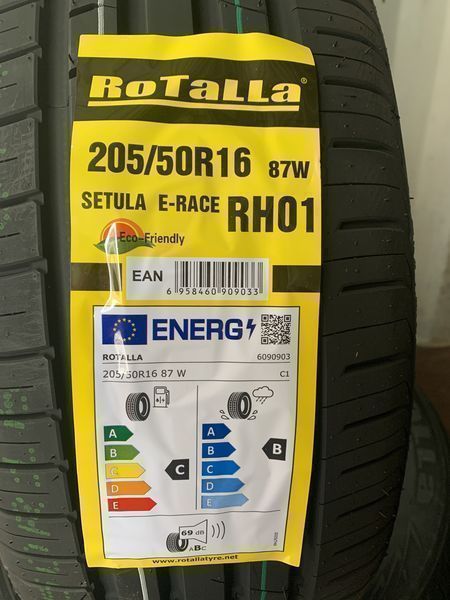 Нови летни гуми ROTALLA SETULA E-RACE RH01 205/50R16 87W НОВ DOT