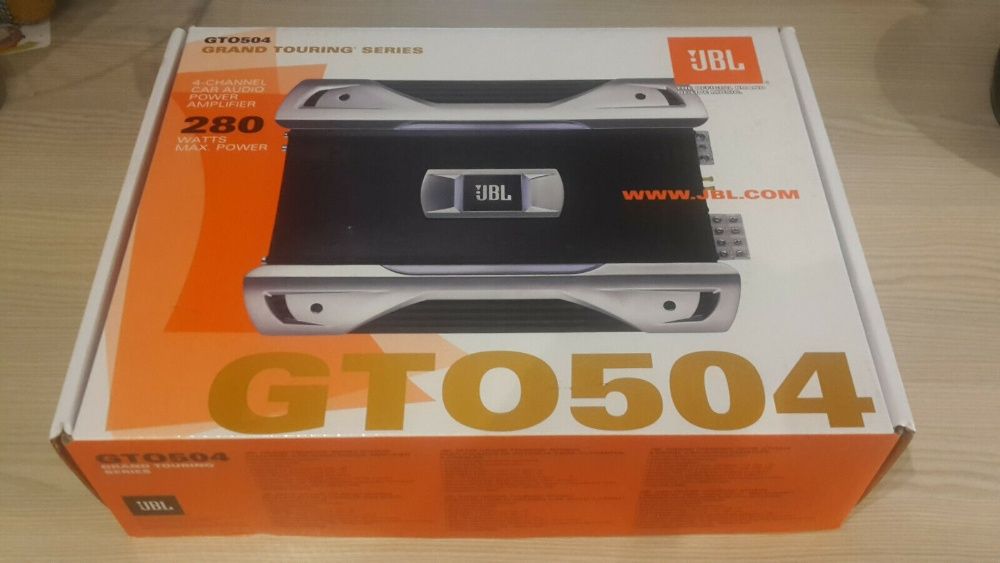 Amplifier Gto504 JBL GTO504 4-Channel Car Audio Amplifier Tested