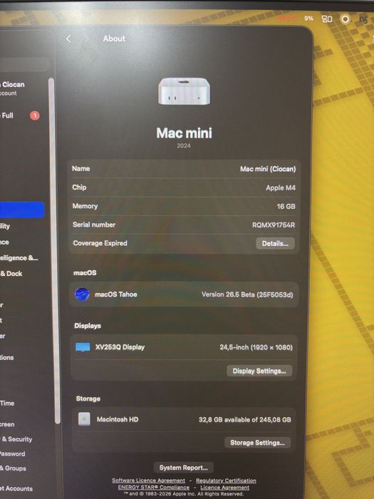 Mac mini m4 16 gb ram