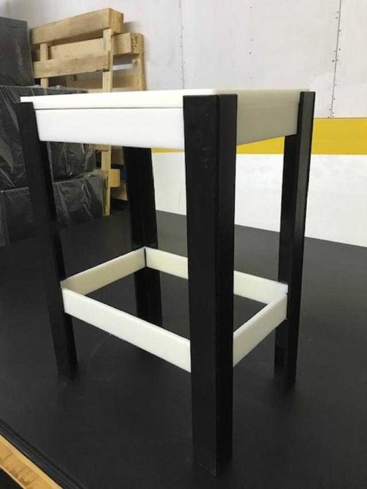 masa de lucru cu blat din polietilena, butuc transare