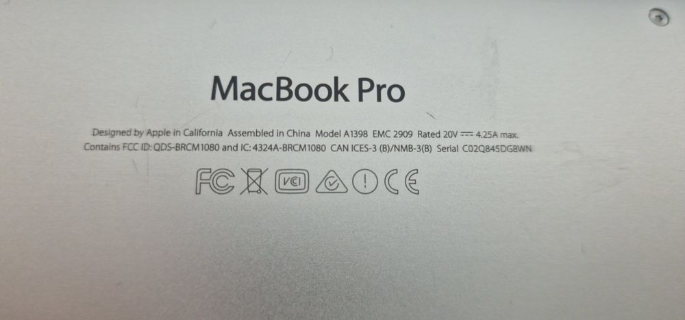 macbook apple retina 15