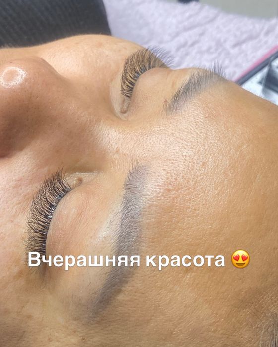 Наращивание ресниц, все обьемы