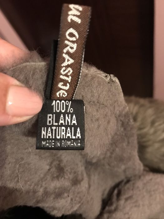 Cojoc nou din blana naturala, marime M